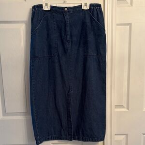 Vintage denim skirt